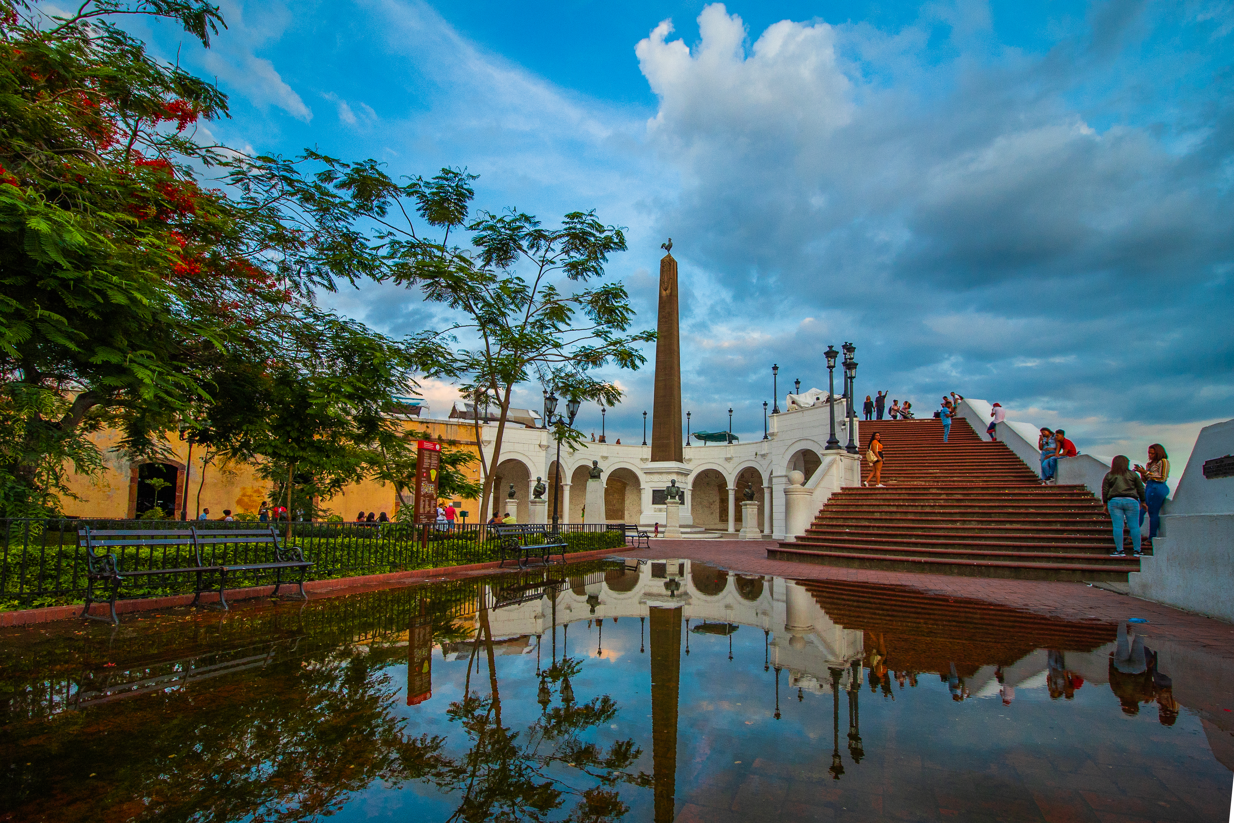 Hermosas vistas de la plaza